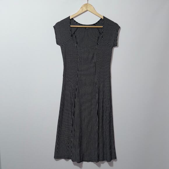 Only hearts striped square neck dress women’s size medium - Picture 1 of 6